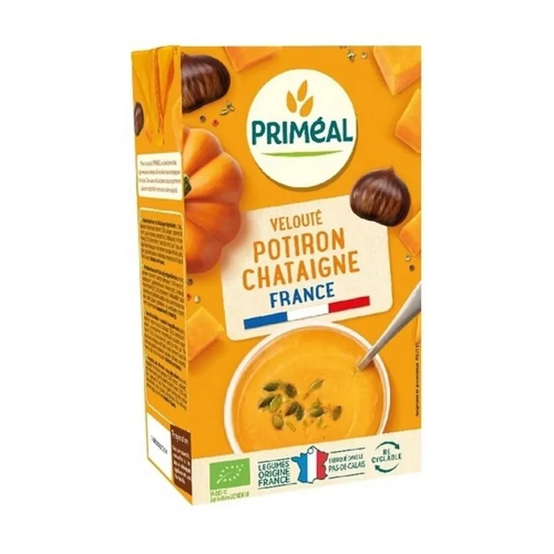 Crema De Calabaza y Castañas Bio 1 L
