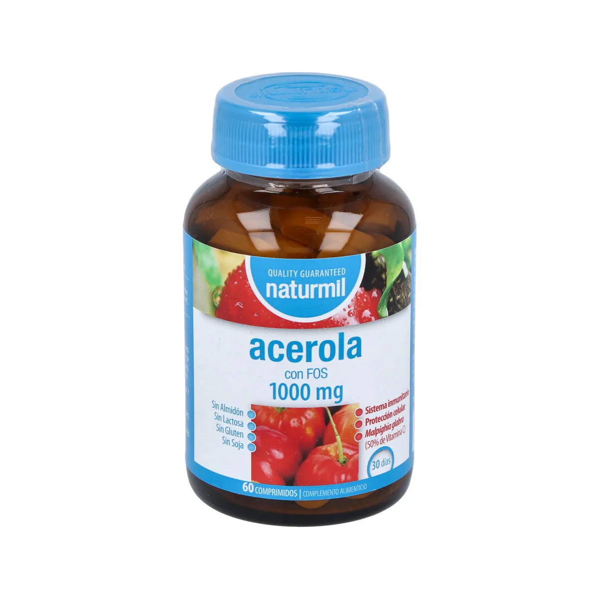 Acerola 1000Mg (60 Comprimidos) Naturmil - Dietmed