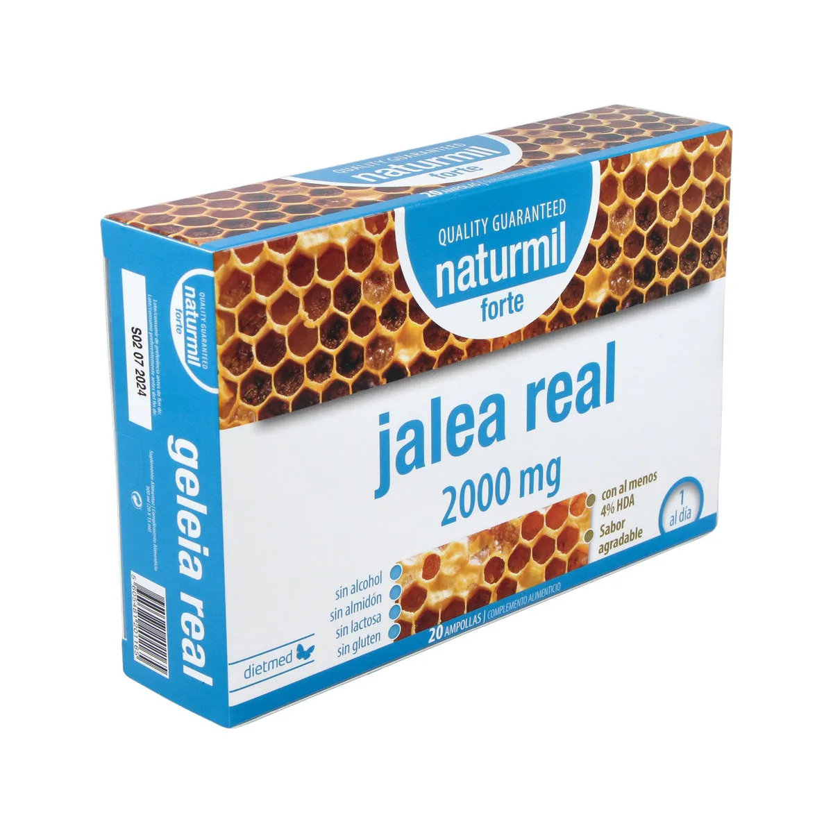 Jalea Real Forte 2000 Mg (20 amp) Naturmil - Dietmed