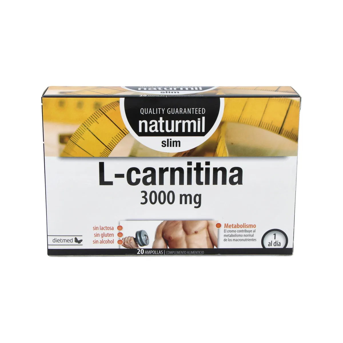 L Carnitina Slim 3000 Mg (20 amp) Naturmil - Dietmed