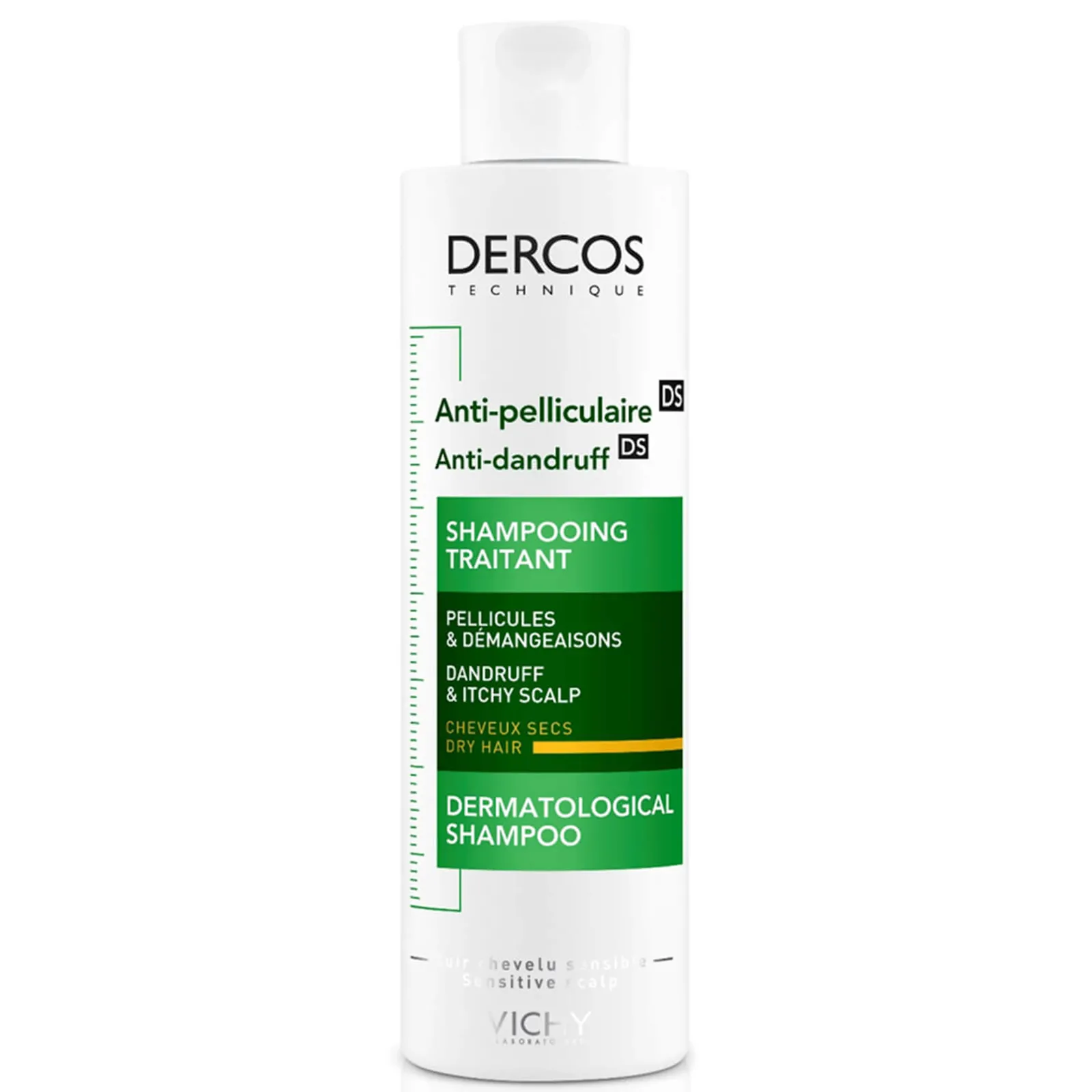 Vichy Dercos champú anti-caspa cabellos secos 200ml
