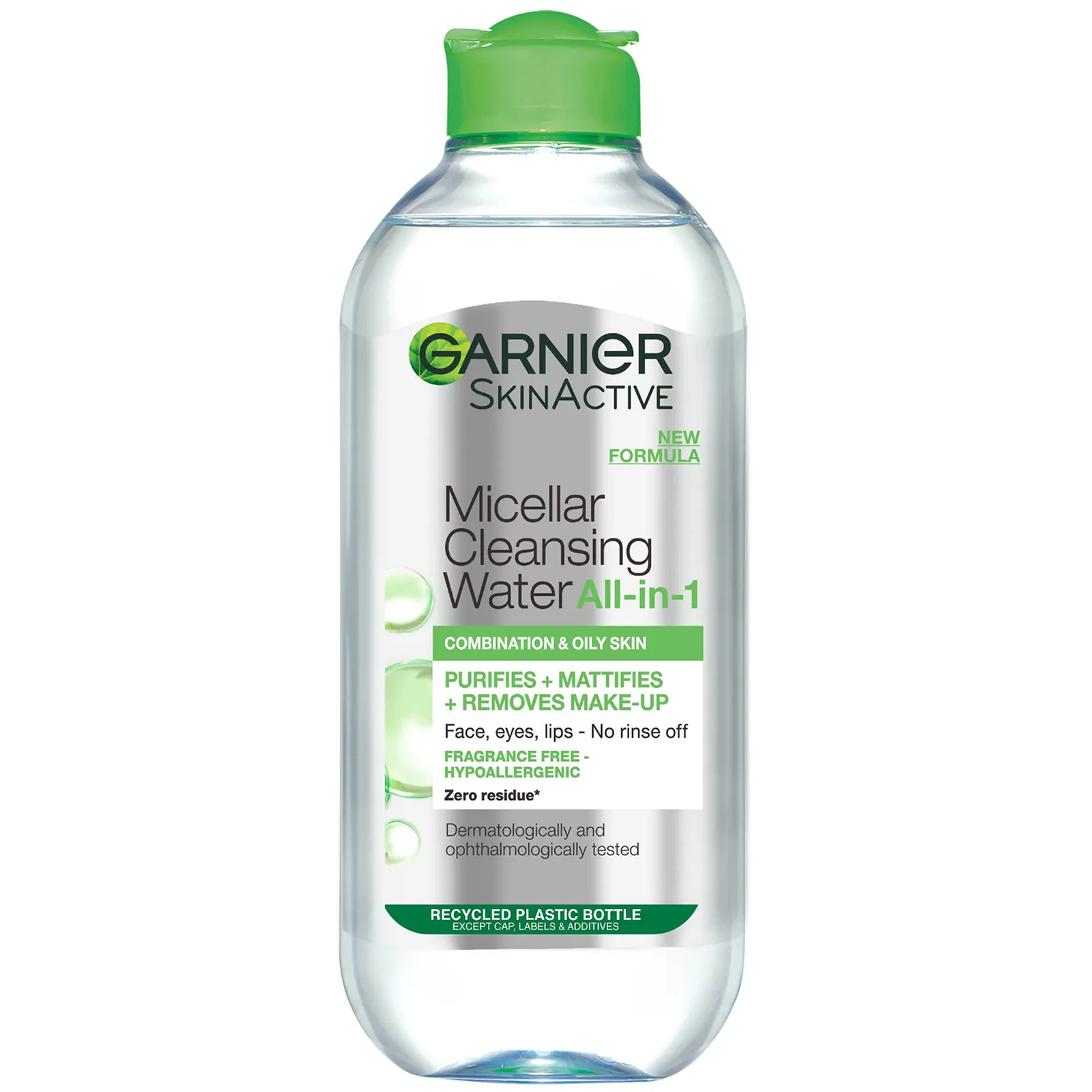 Agua micelar de Garnier Skin Naturals para limpieza de pieles mixtas y pieles sensibles (400 ml)