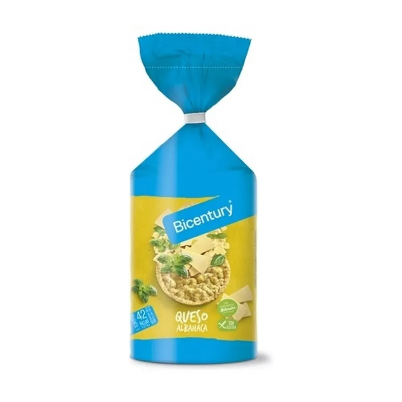 Tortitas De Maíz Queso Y Albahaca 123g