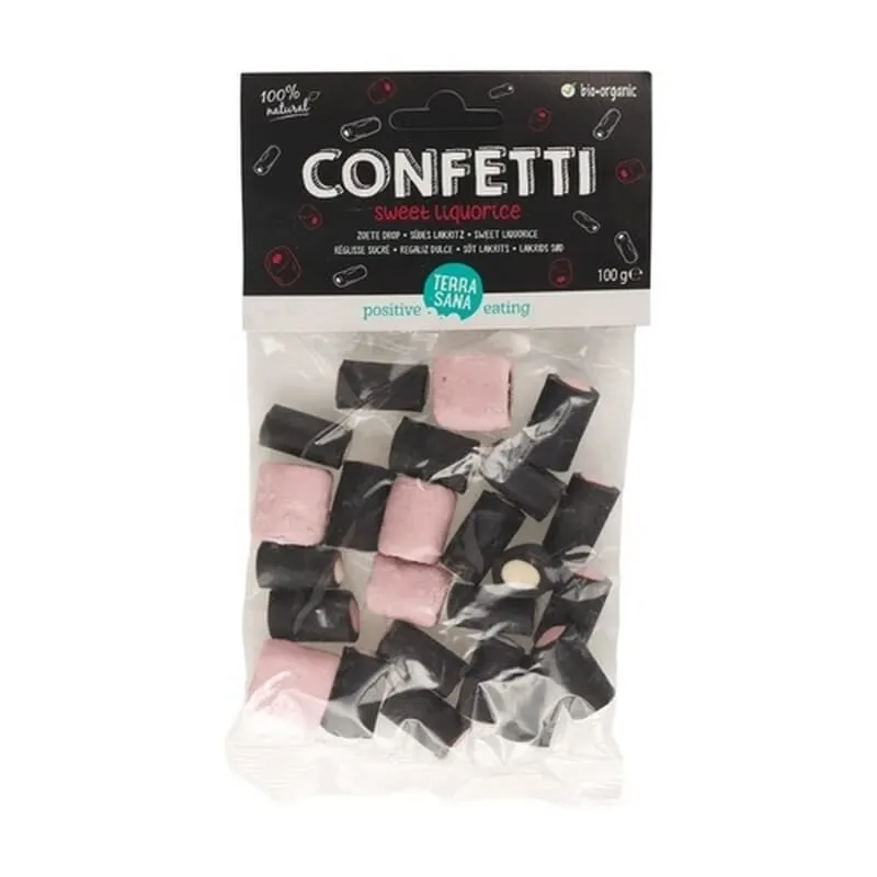 Regaliz Confetti Bio 100g