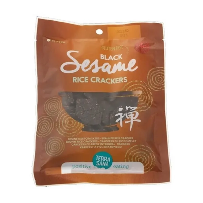 Crackers Sésamo Negro Arroz Bio Vegan 60g