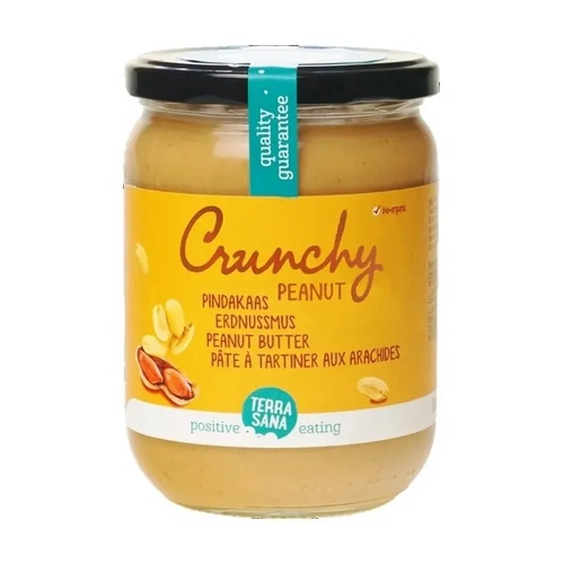 Crema De Cacahuete Con Trozos Bio Vegan 500g