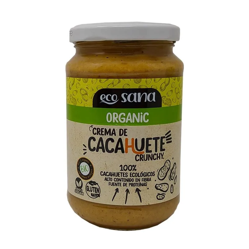 Crema De Cacahuete Crunchy Orgánica 350g