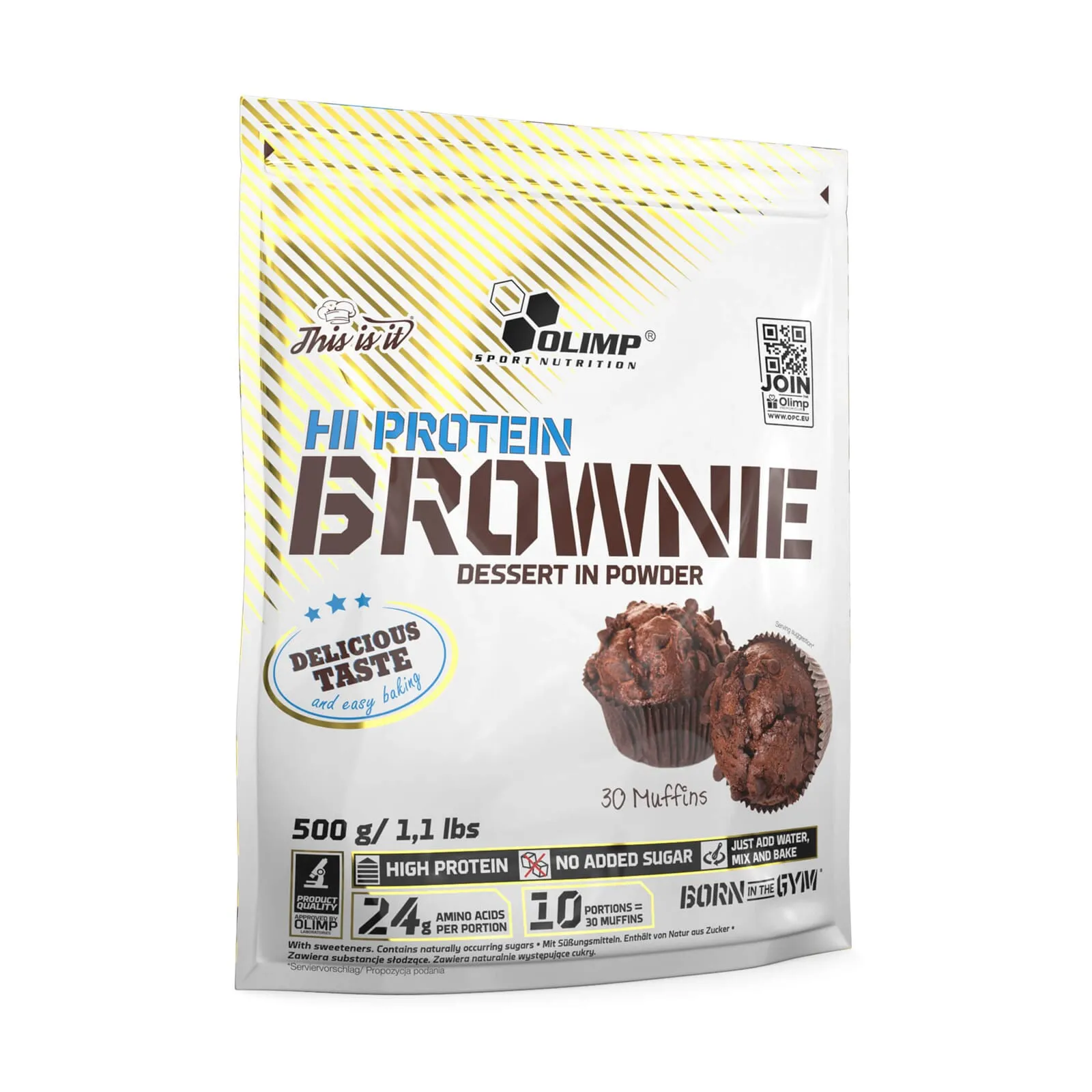 Hi Protein Brownie 500g