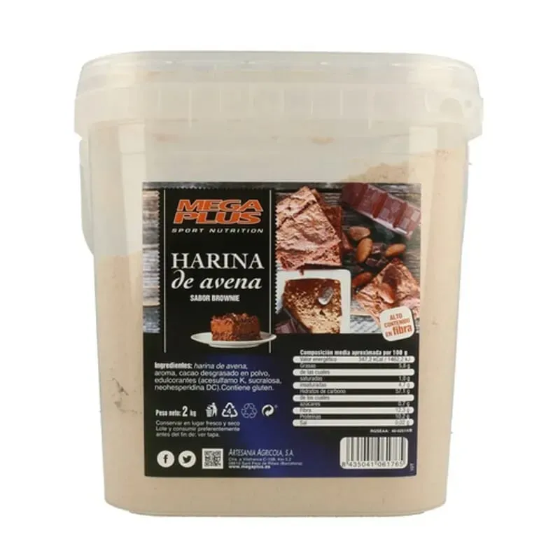 Harina De Avena Sabor Natural 2 Kg