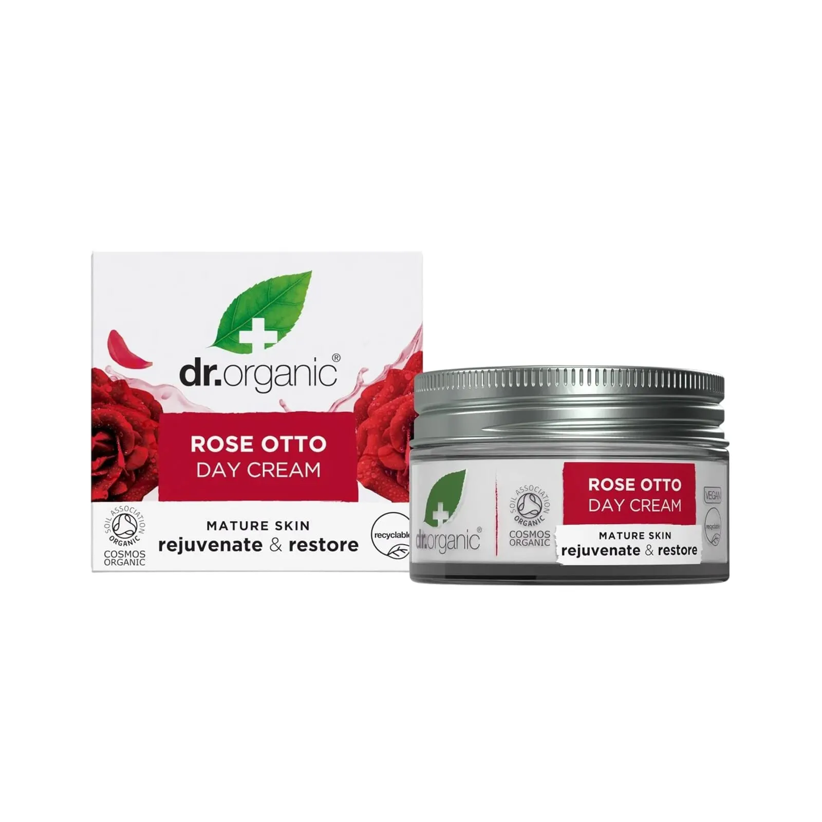 Crema De Noche Extracto De Rosa Orgánica 50 ml