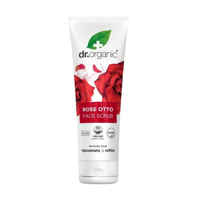 Exfoliante Facial De Extracto De Rosas Orgánica 125 ml