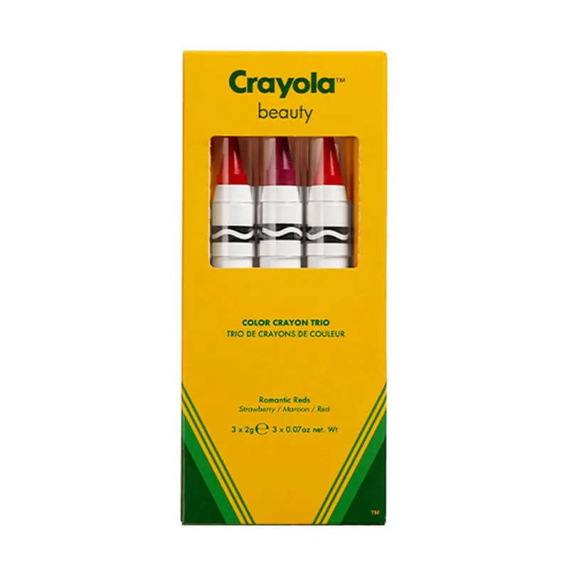 Crayola Crayon Trio Romantic Red 3 Uds