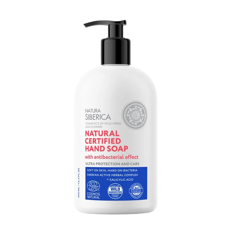 Jabón De Manos Natural Certificado Efecto Higienizante Bio 500 ml