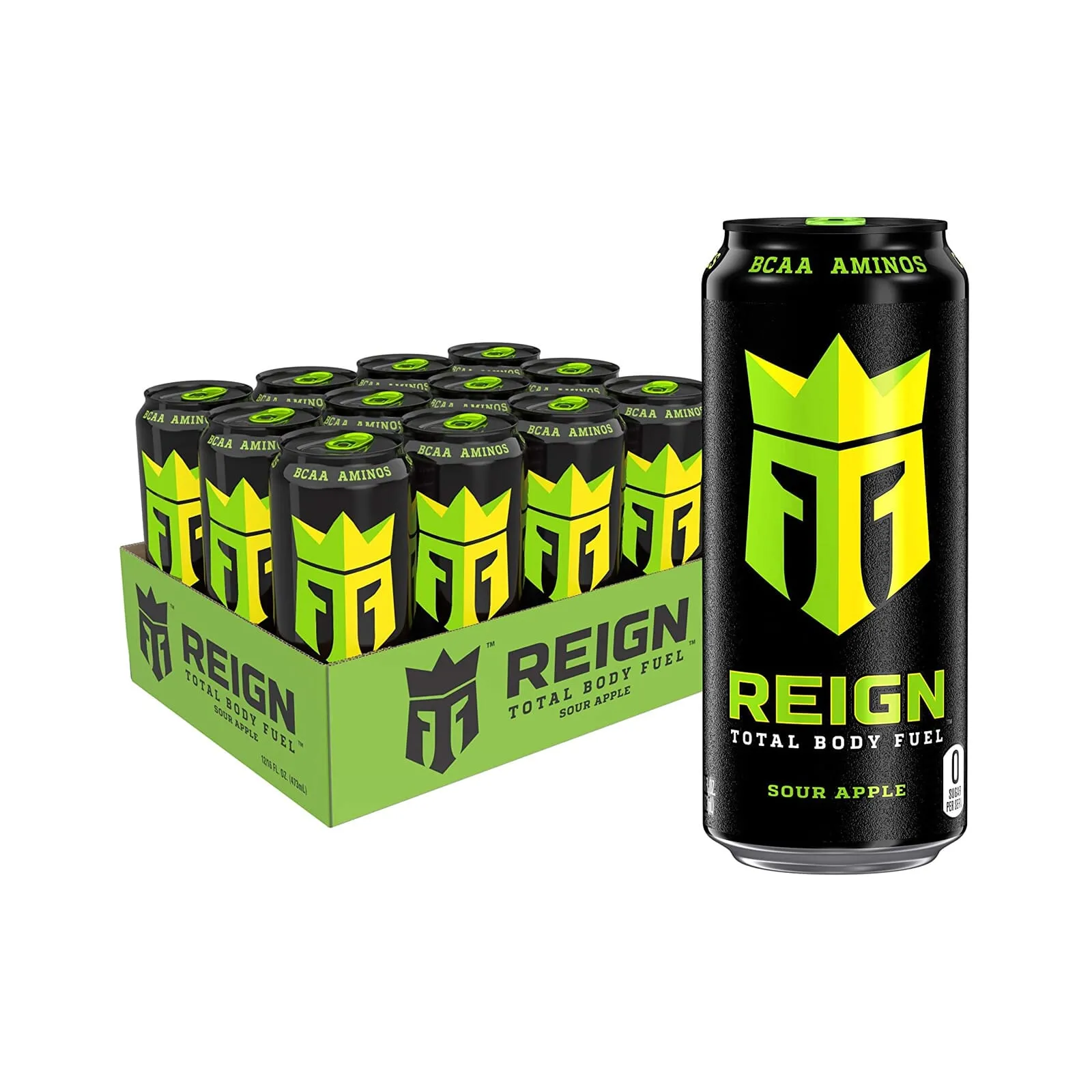 Monster Reign Sour Apple 12 Uds 500ml