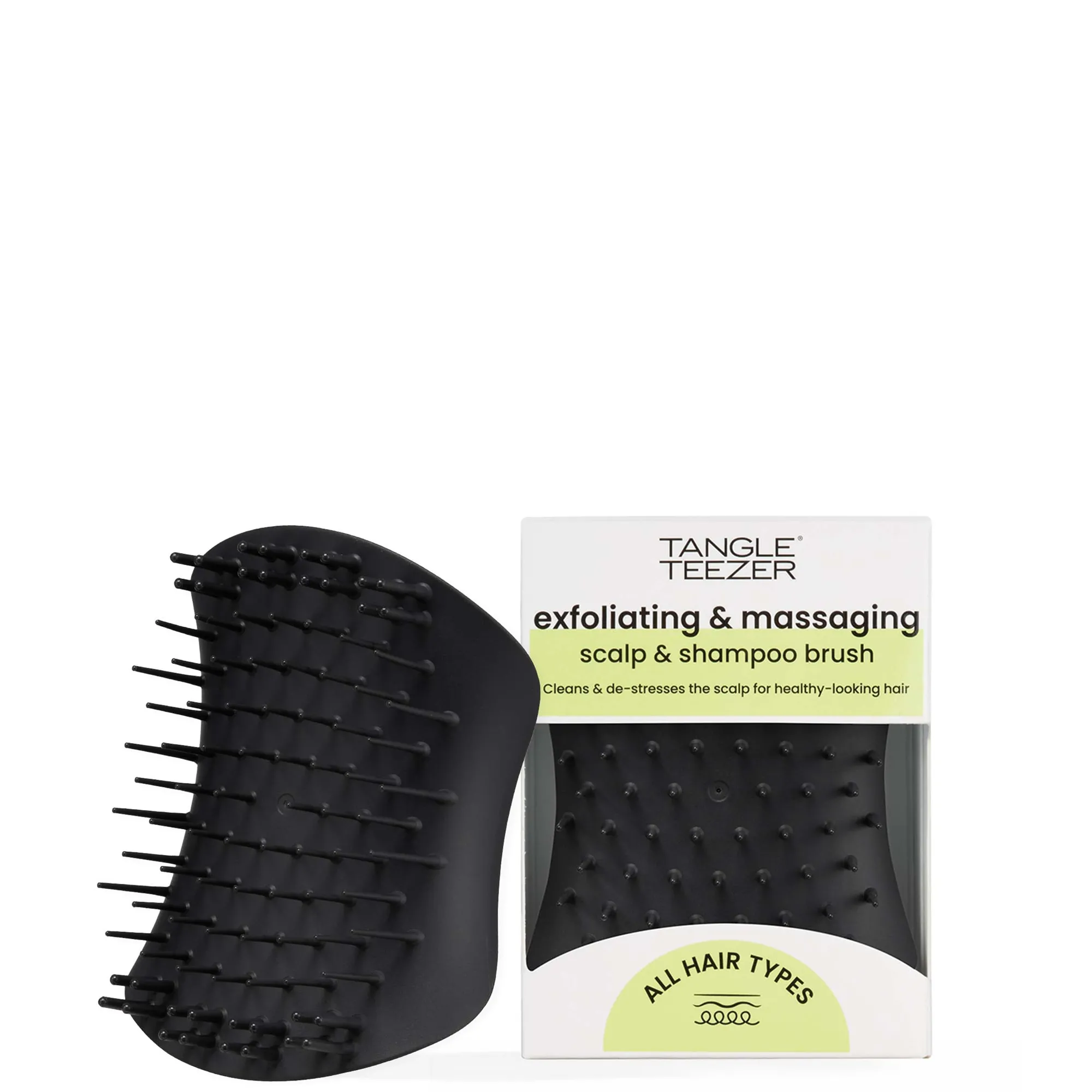 Tangle Teezer The Scalp Exfoliator and Massager - Onyx Black
