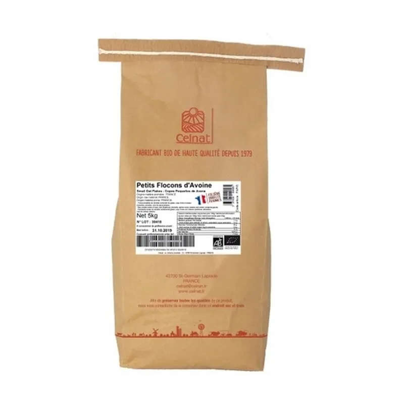 Copos De Avena Finos Bio 5 Kg