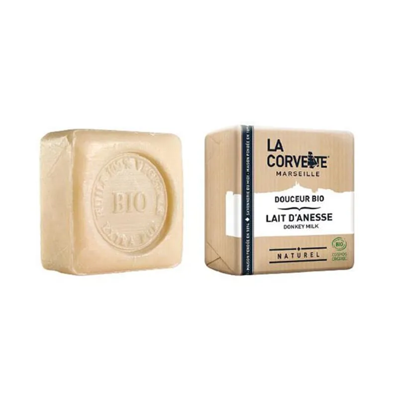 Jabón En Pastilla Leche De Burra Bio 100g