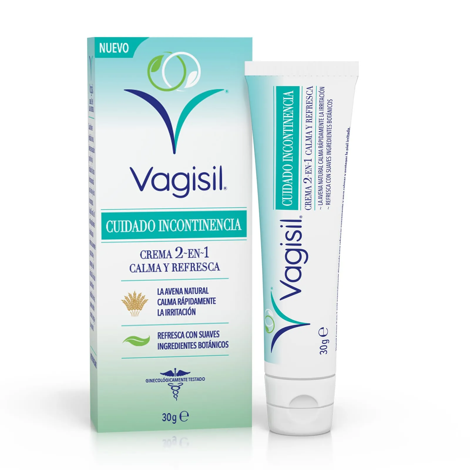 Vagisil Cuidado Incontinencia Crema 2 En 1 Calma Y Refresca 30g