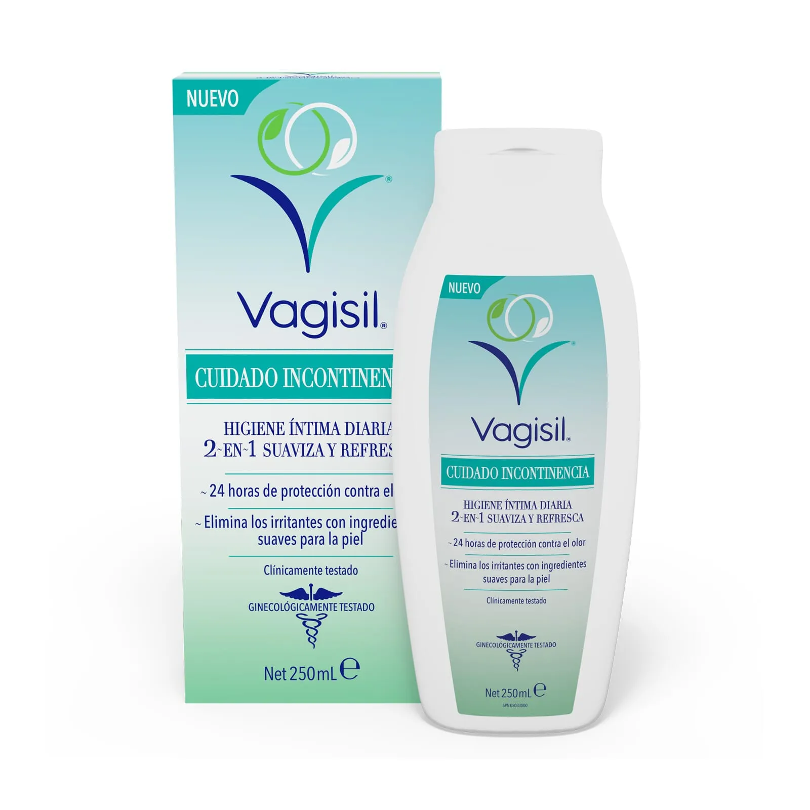 Vagisil Cuidado Incontinencia Higiene Intima Diaria 2 En 1 250 ml
