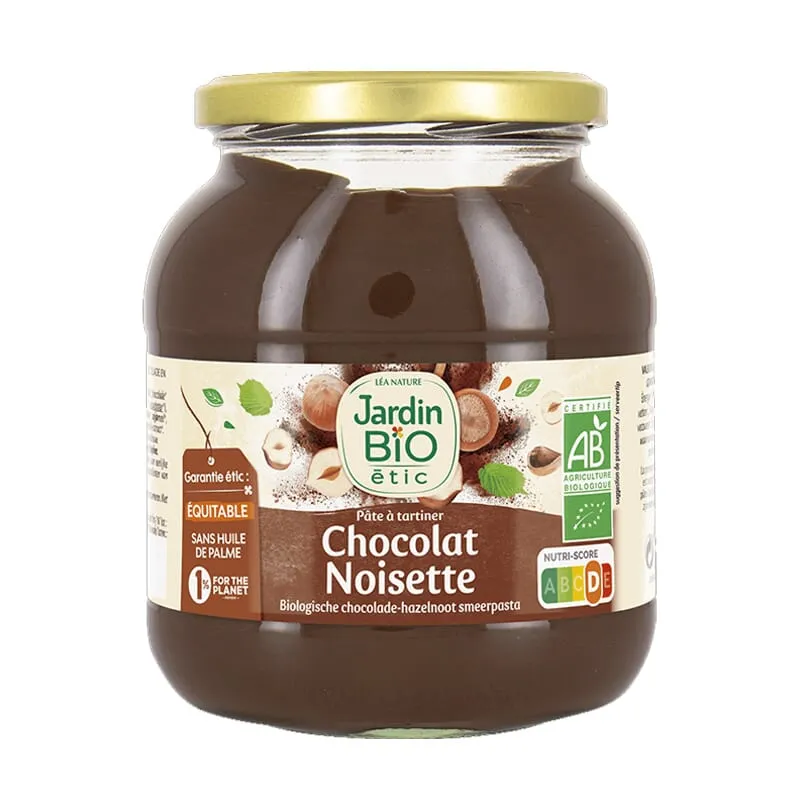 Crema De Cacao Con Avellanas Sin Aceite De Palma Bio 750g