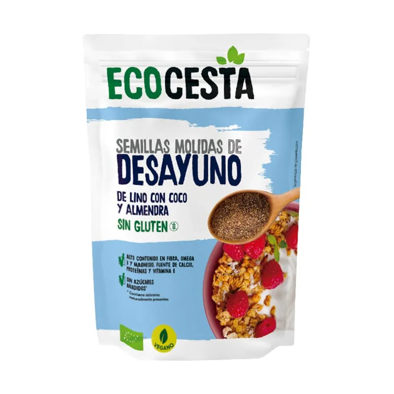 Semillas De Lino Molidas Con Coco Y Almendra Bio 200g