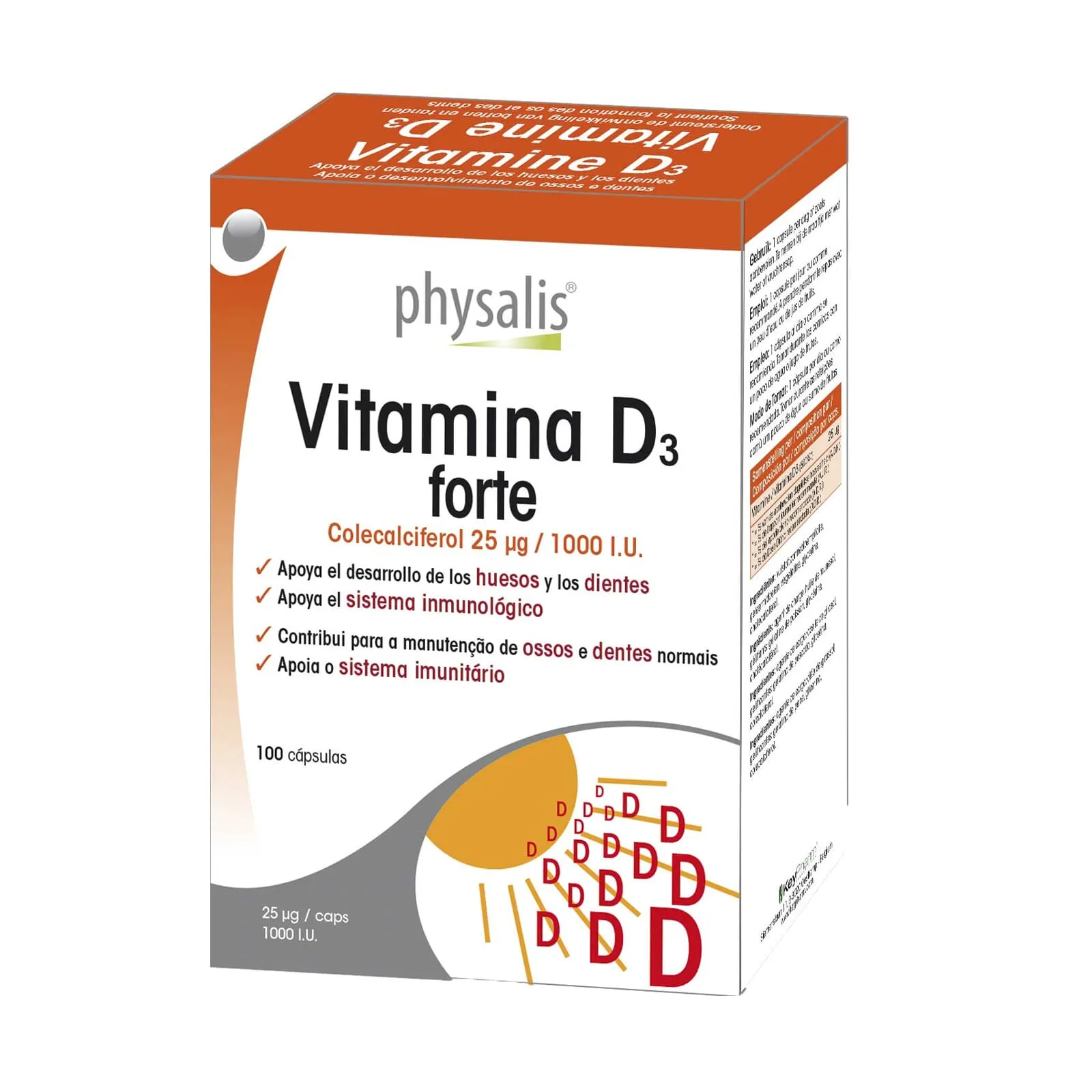 Vitamine D3 Forte 100 Caps
