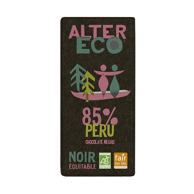 Chocolate Negro Perú 85% Bio 100g