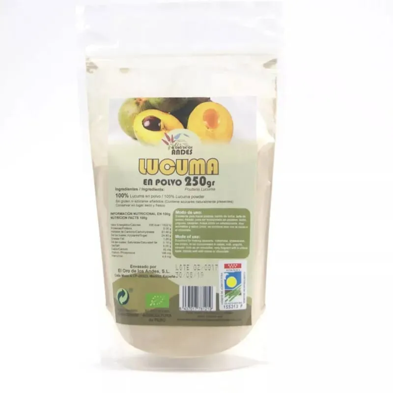 Harina Lucuma En Polvo Sin Gluten Eco 250g