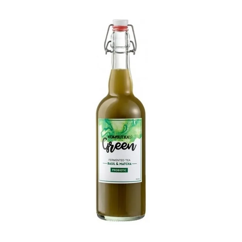 Te Kombutxa Green Albahaca Y Te Matcha Bio 750 ml
