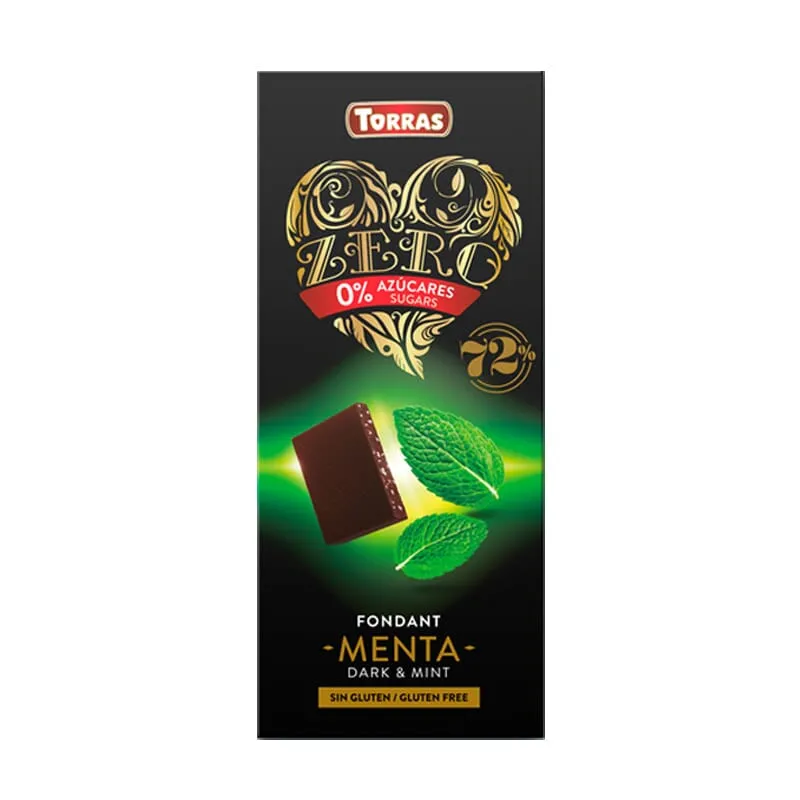 Chocolate Negro Con Menta 72% 100g