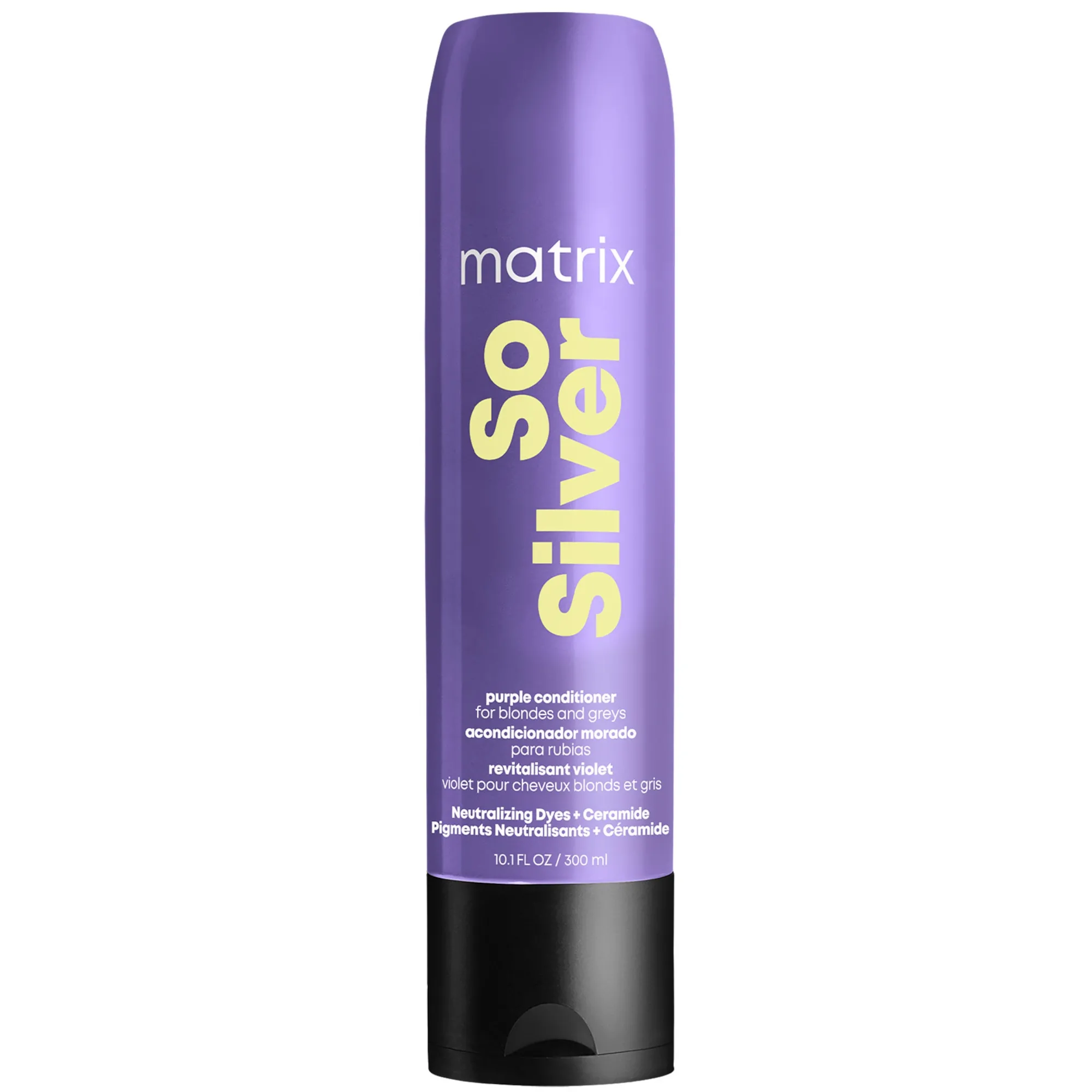 Matrix So Silver Purple Toning Pigmented Conditioner For Blonde, Grey + Silver Hair 300ml