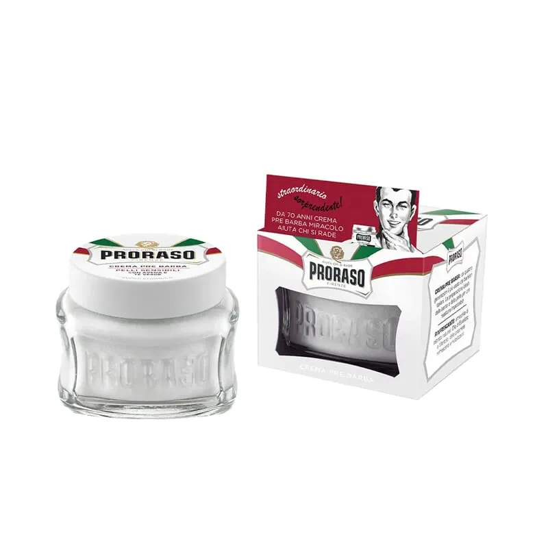 White Crema Pre Afeitado 100 ml
