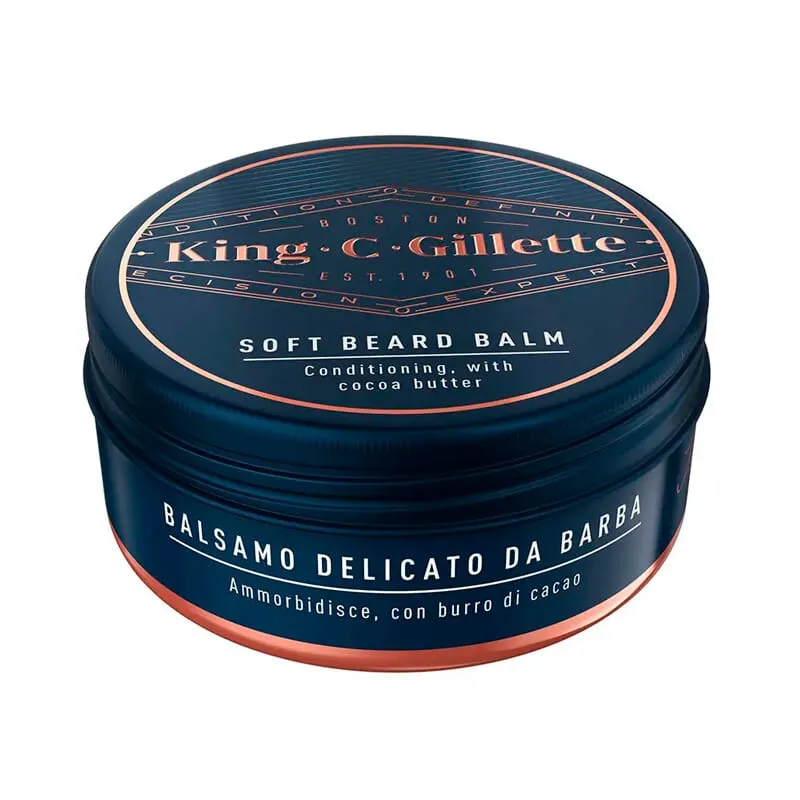 King C Gillette Bálsamo Suave para Barba 100 ml