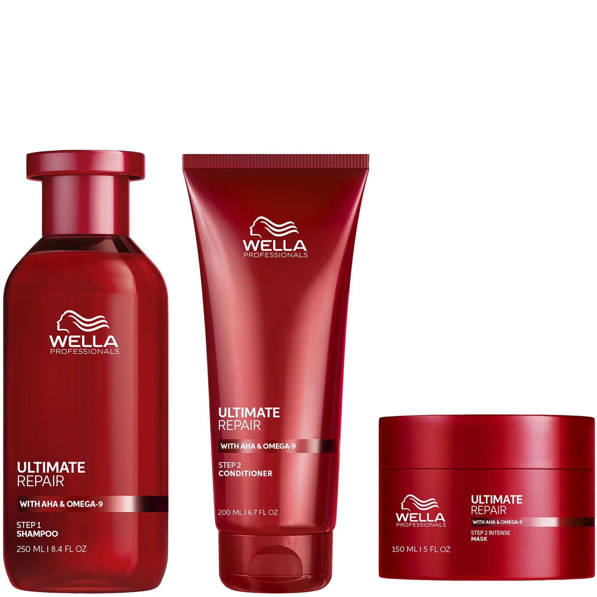Wella Professionals Care Ultimate Repair Shampoo, Conditioner and Mask Bundle