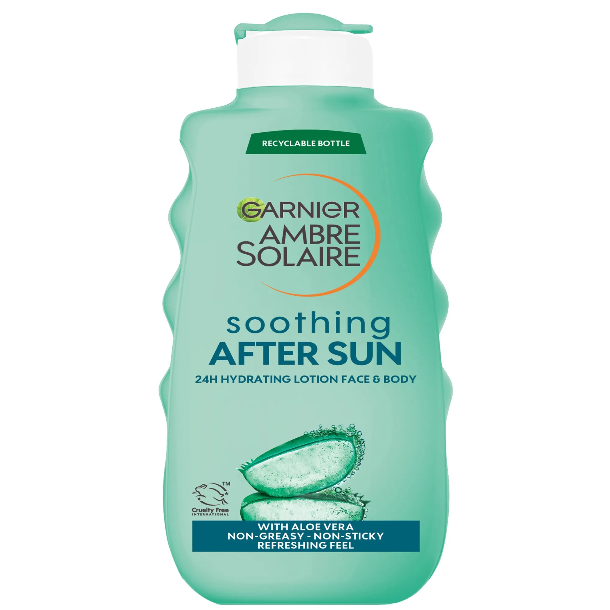 Garnier Ambre Solaire After Sun Lotion For Face & Body With Aloe Vera, 175ml