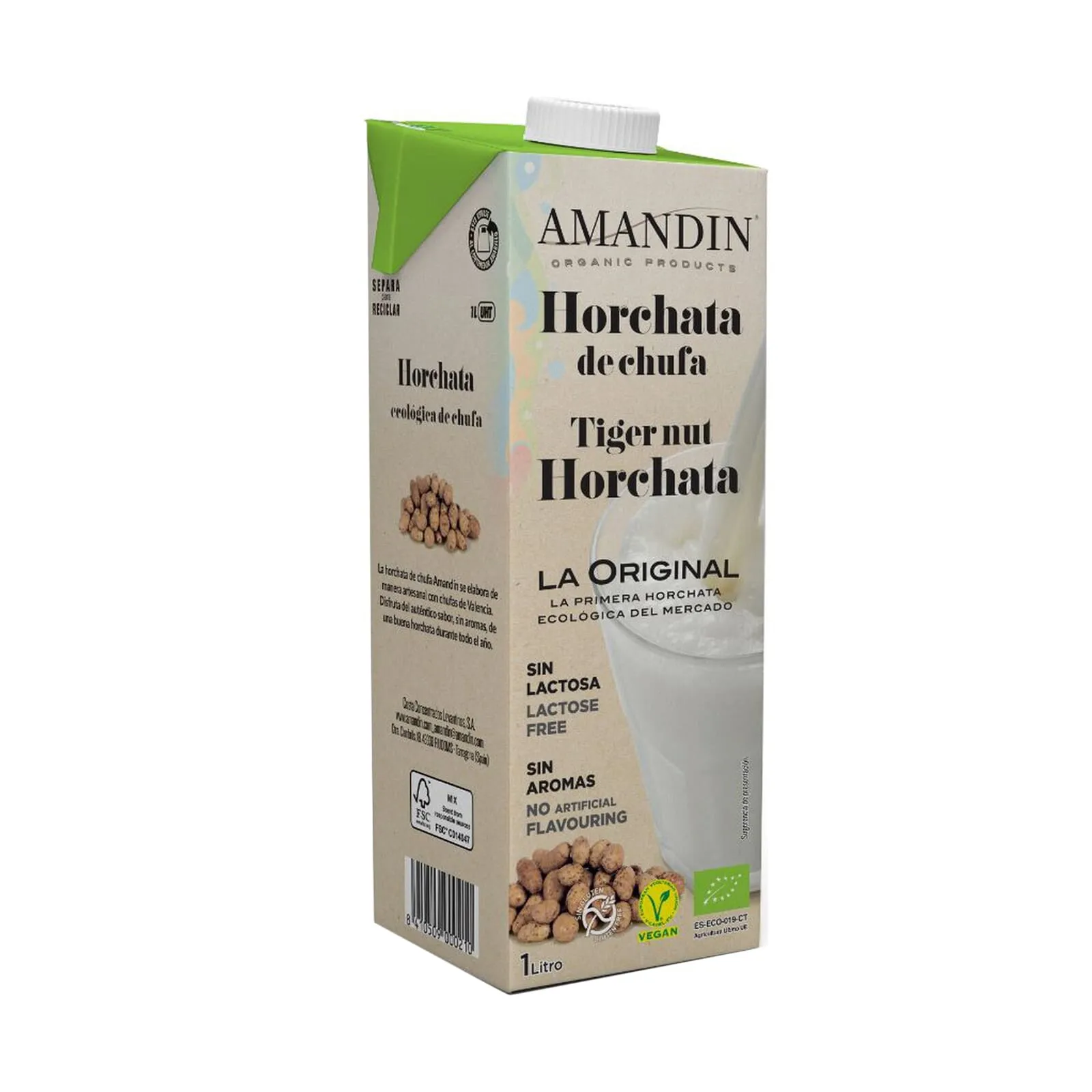 Horchata De Chufa Eco Sin Lactosa 1 L