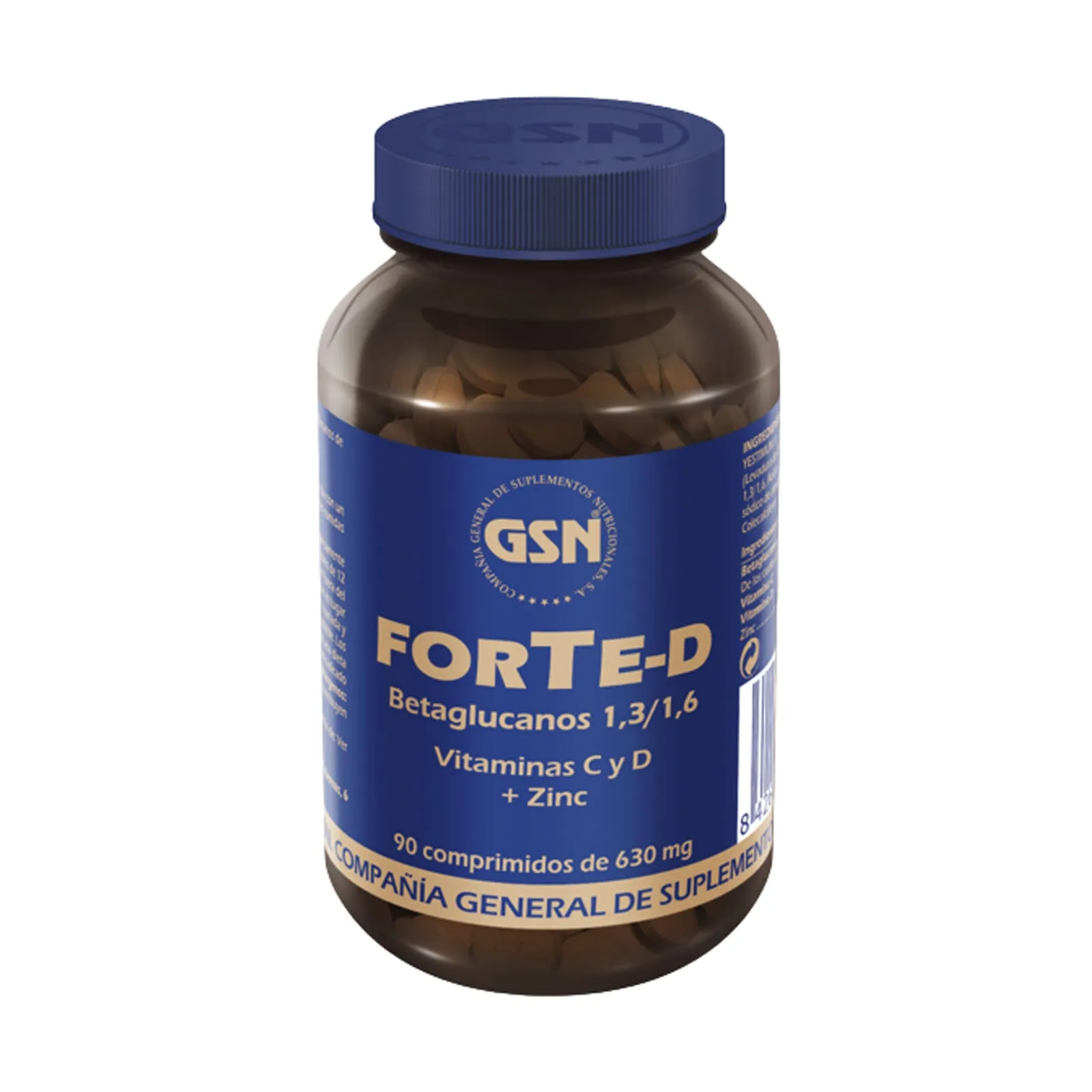 Forte-D Betaglucanos Vitaminas C D y Zinc 90 Tabs