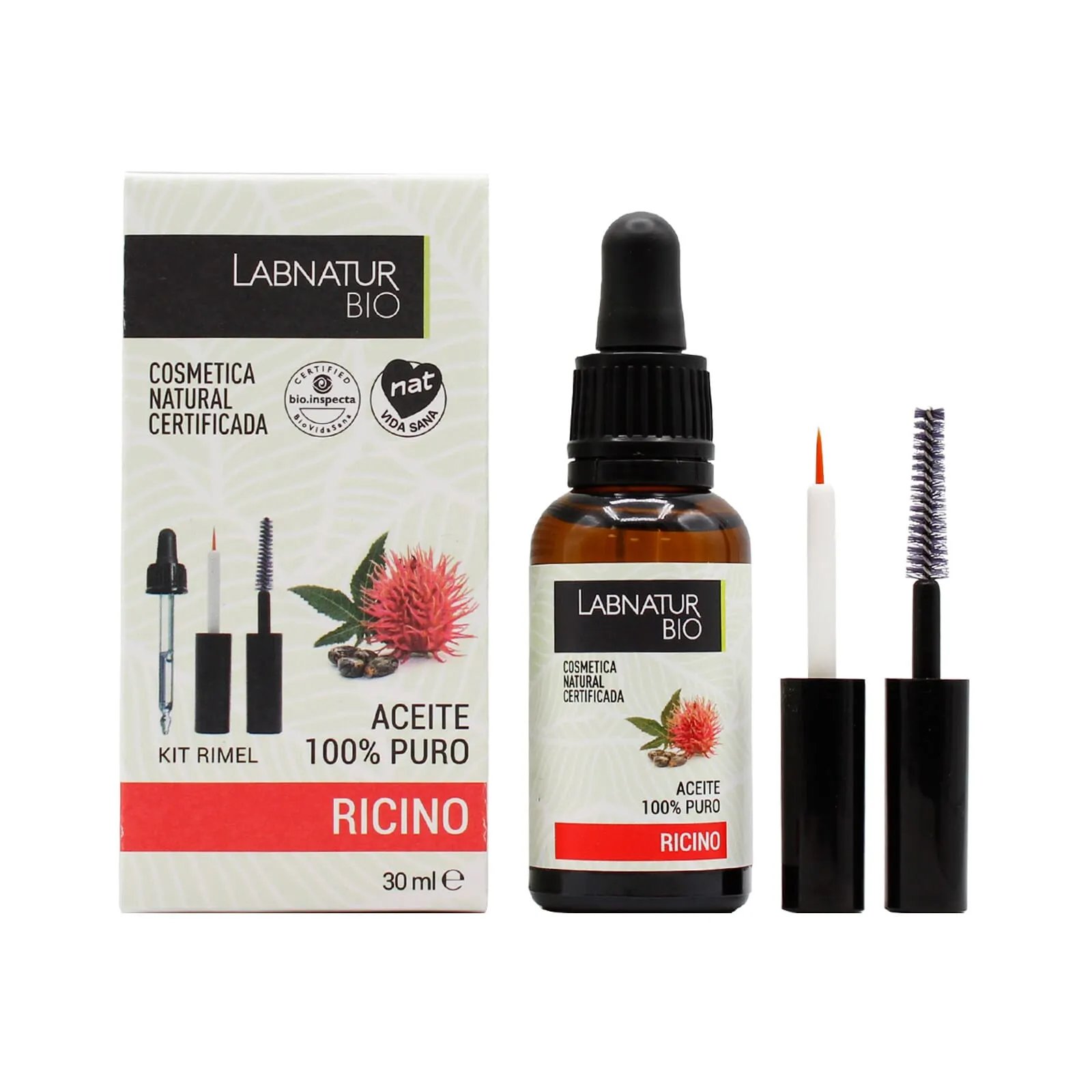 Labnatur Bio Aceite Ricino Kit Rimel Vegan Bio 30 ml
