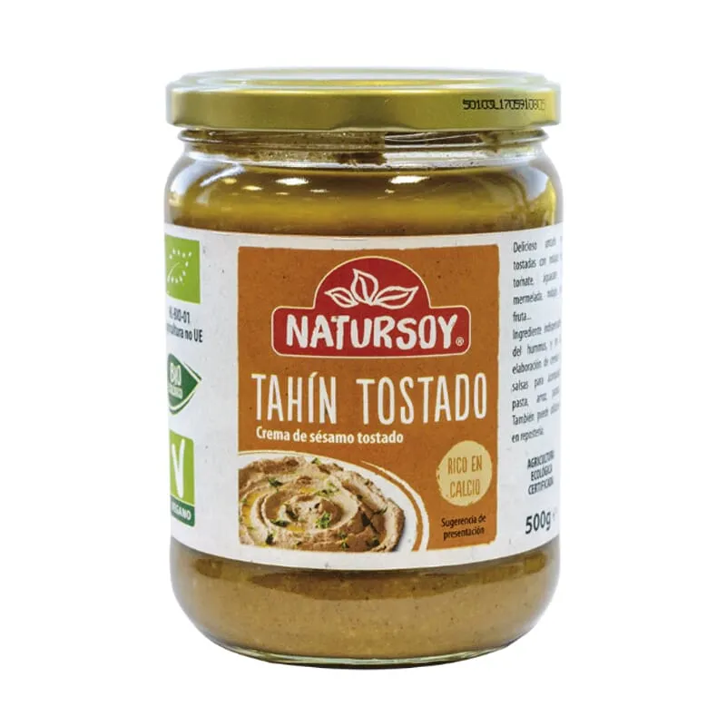 Tahin Tostado Crema De Sésamo Tostado 500g