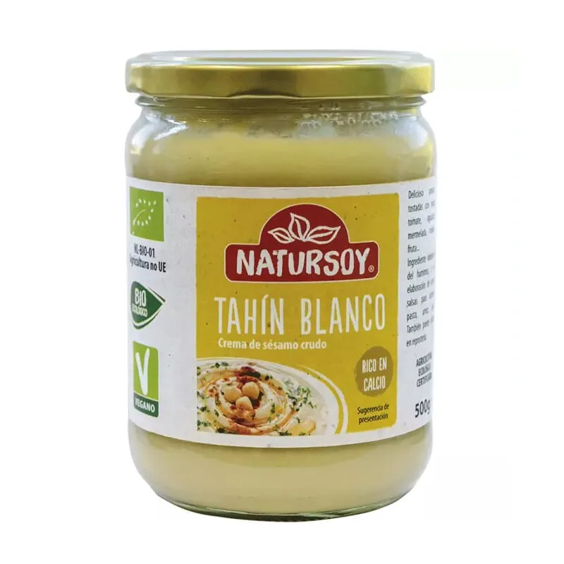 Tahin Blanco Crema De Sésamo Crudo Bio 500g