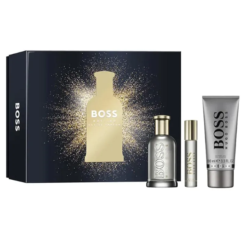 Boss Bottled EDP 100 ml + EDP 10 ml + Gel Ducha 100 ml Lote