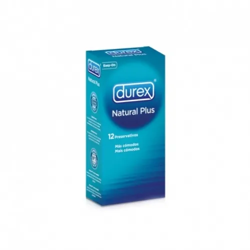 Durex natural plus - preservativos (12 u)