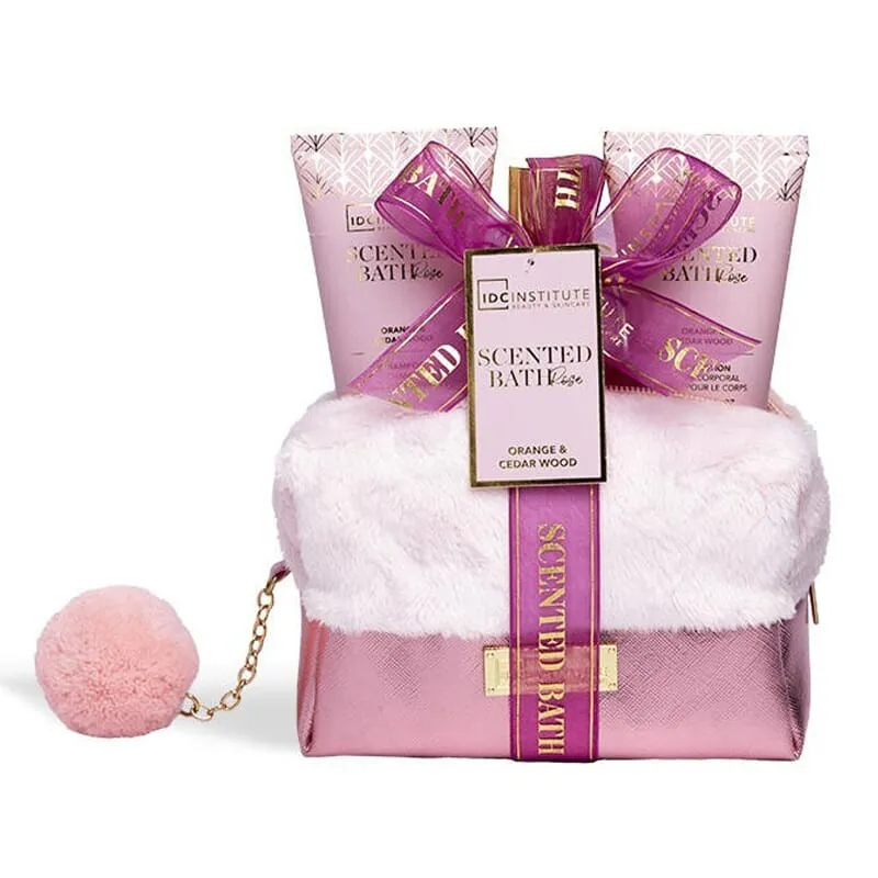 Scented Bath Rose Pompon Set 3 Piezas