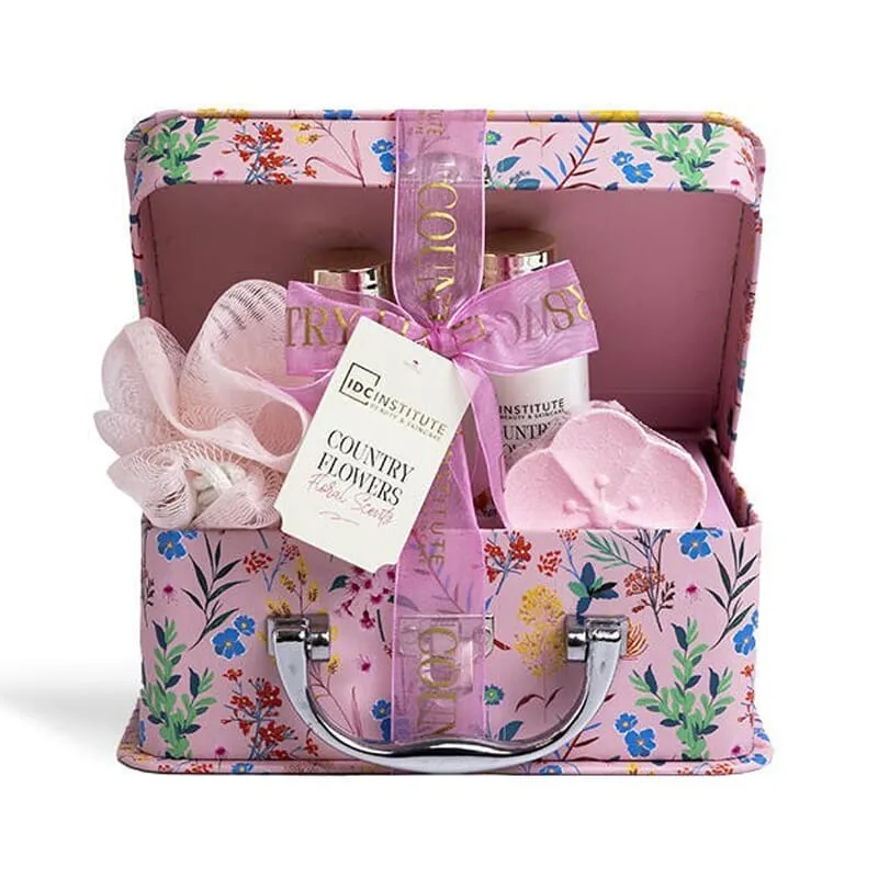 Country Flowers Set 4 Piezas