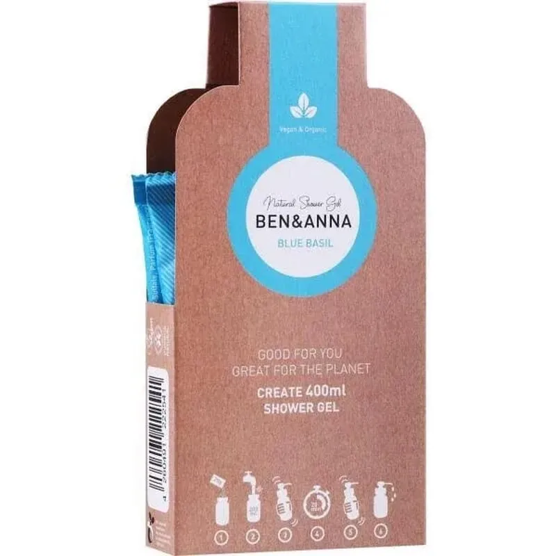 Gel De Ducha Copos Secos Blue Basil 2 Uds 20 g