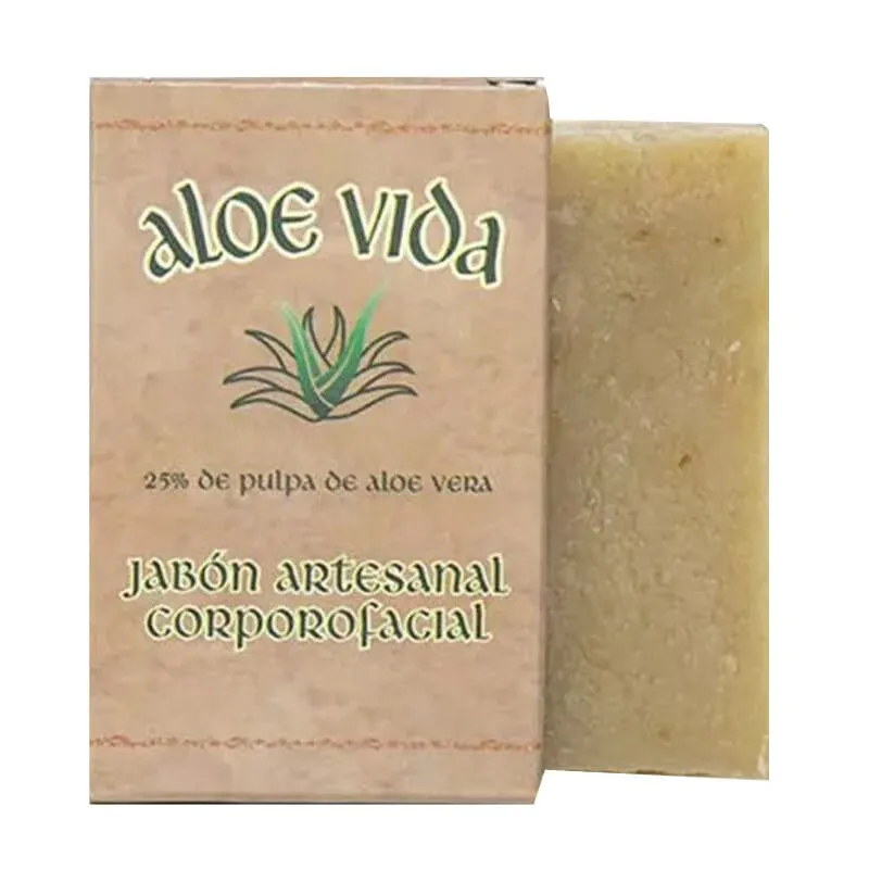 Jabon Artesanal Corpo Facial De Aloe Vera 100g