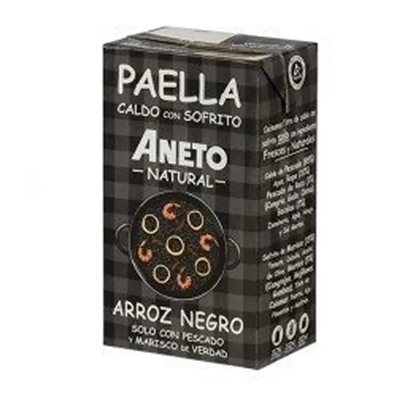 Caldo Con Sofrito Paella Arroz Negro 1 L