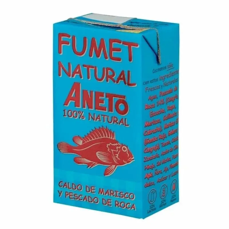 Fumet Natural Caldo De Marisco y Pescado 1 L