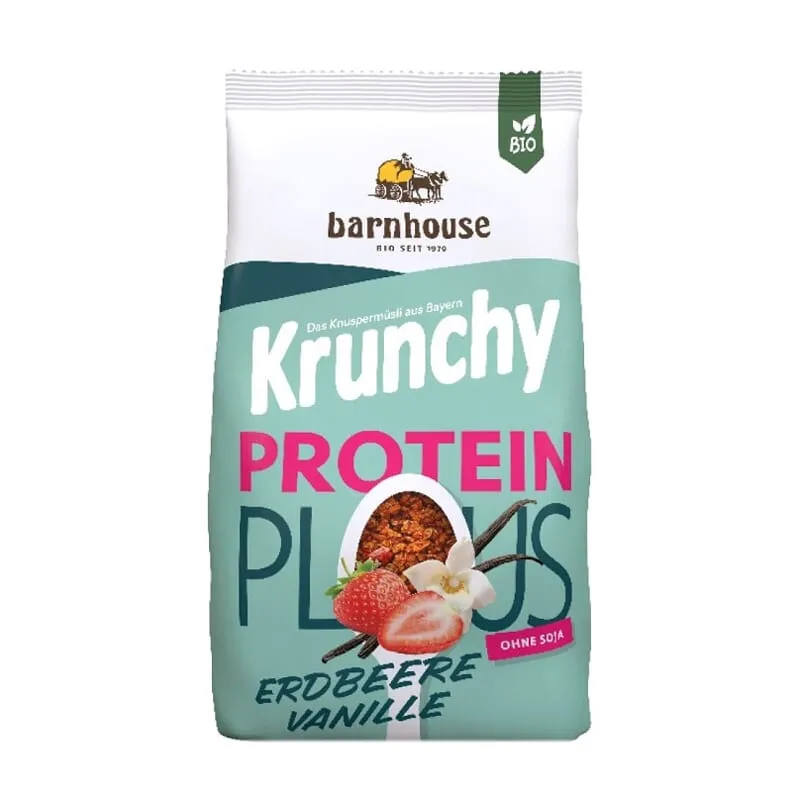 Muesli Krunchy Protein Plus Fresa Vainilla Bio 325g