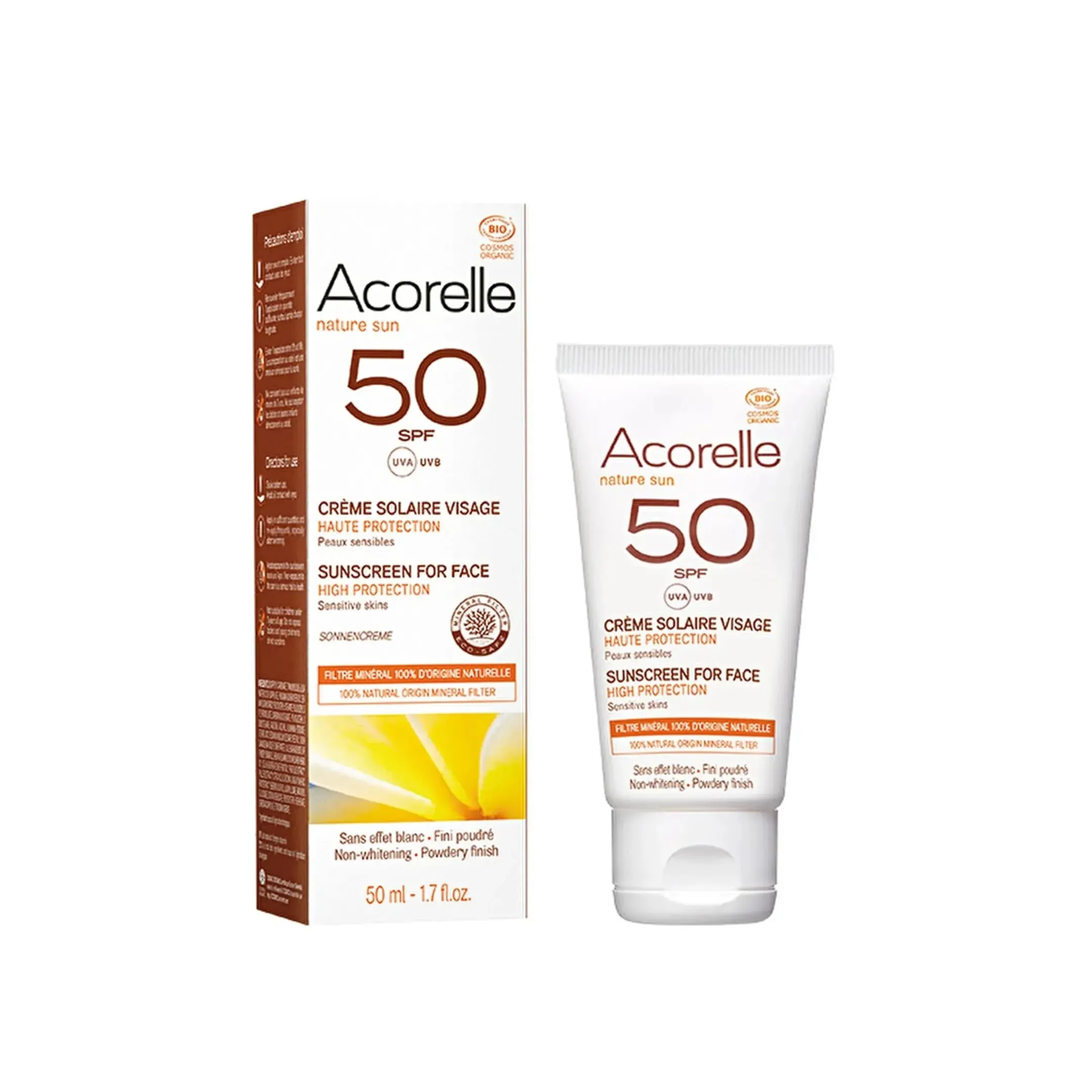 Crema Solar Facial SPF50 Alta Protección 50 ml